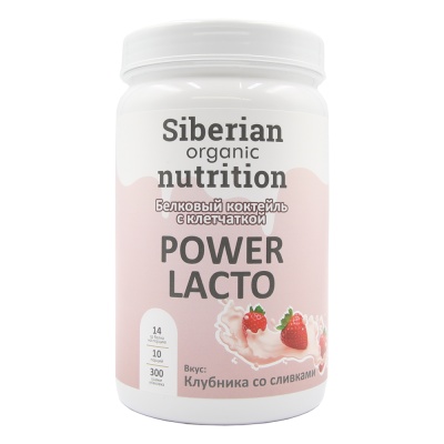 Протеин Siberian Organic Nutrition Power Lacto с клетчаткой 300 г