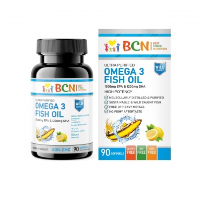 Антиоксидант BCN PREMIUM QUALITY OMEGA 3 1500 мг 90 капсул