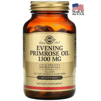 Антиоксидант Solgar Evening Primrose Oil  1300 мг 60 капсул