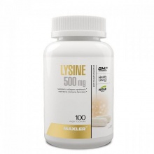 Аминокислота Maxler Lysine 500 mg 100 капсул