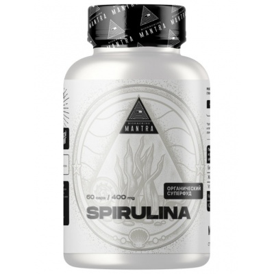 Антиоксидант Biohacking Mantra Spirulina 60 капсул