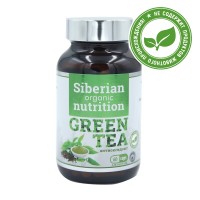 Антиоксидант Siberian Organic Nutrition Экстракт зеленого чая 60 капсул