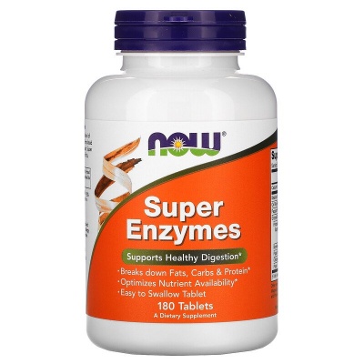 Антиоксидант Now Foods Super Enzymes 180 таблеток
