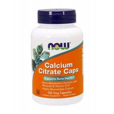 Витамины NOW Calcium Citrate Plus 120 капсул