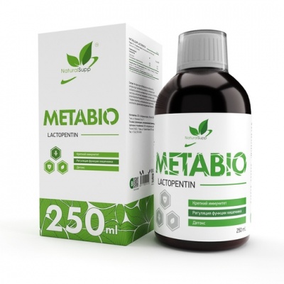 Специальный препарат NaturalSupp Metabio Лактопектин 250 мл