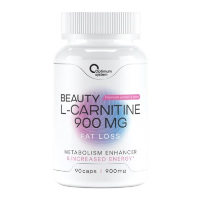 Л-карнитин Optimum System L-carnitine Beauty 90 капсул