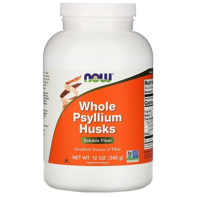 Специальный препарат NOW Whole Psyllium Husks 340 гр