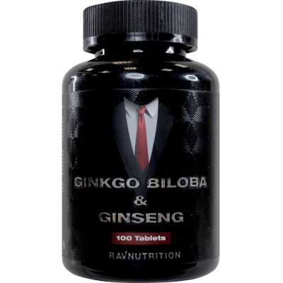 Антиоксидант Ravnutrition Ginko Biloba + Ginseng 100 таблеток