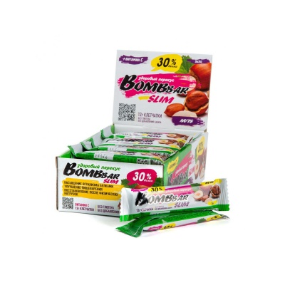 Батончик BOMBBAR Slim протеиновый 35 г