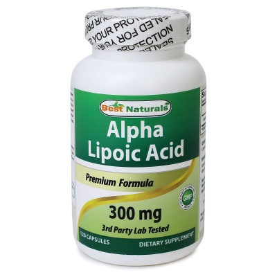 Аминокислота Best Naturals Alpha Lipoic acid 300 мг 120 капсул
