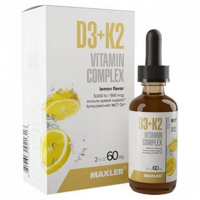 Витамины Maxler Vitamin D3 + K2 drops 60 мл