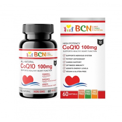 Антиоксидант BCN High potency CoQ10 100 mg 60 капсул