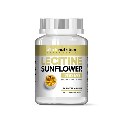 Антиоксидант aTech nutrition Подсолнечный лецитин 90 капсул