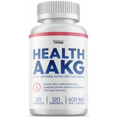 Аминокислота Health Form AAKG 600 мг 120 капсул