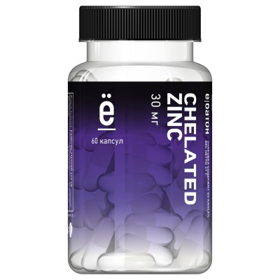 Витамины Ёбатон Zinc Сhelate 60 капсул