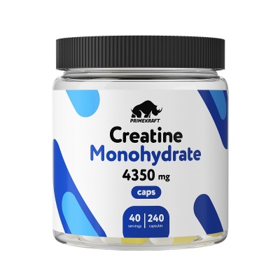 Креатин Prime Kraft Creatine Monohydrate 100% 240 капсул