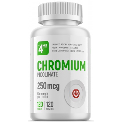 Витамины 4ME Nutrition Chromium Picolinate 250 мкг 120 таблеток