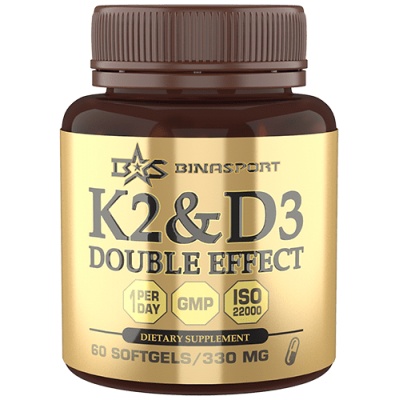 Витамины BinaSport Vitamin K2+D3 60 капсул