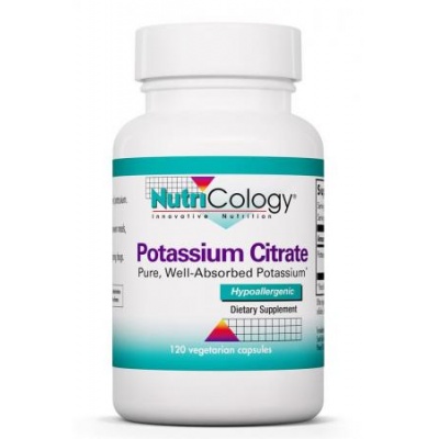 Витамины NutriCology Potassium Citrate 120 капсул