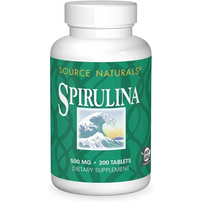 Антиоксидант Source Naturals Spirulina 500 мг 200 капсул