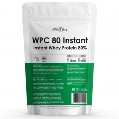 Протеин Atletic Food WPC 80 Instant 1000 гр
