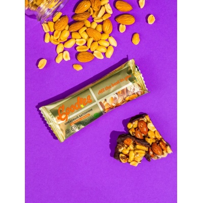 Батончик Goodies ореховый 40 гр
