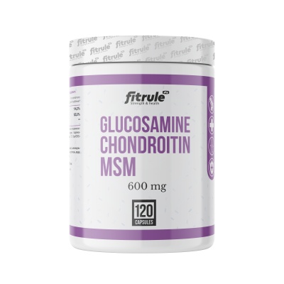 Хондропротектор FitRule Glucosamine+Chondroitin+MSM  600 мг 120 капсул