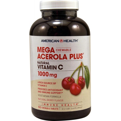 Витамины American Health Mega Acerola Plus 60 таблеток
