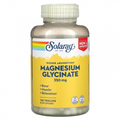 Витамины Solaray Magnesium Glycinate 120 капсул