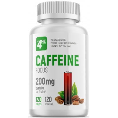 Энергетик 4Me Nutrition Caffeine 200 мг 120 таблеток
