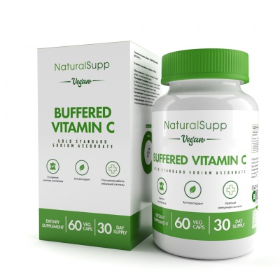 Витамины NaturalSupp Buffered Vitamin C 60 капсул