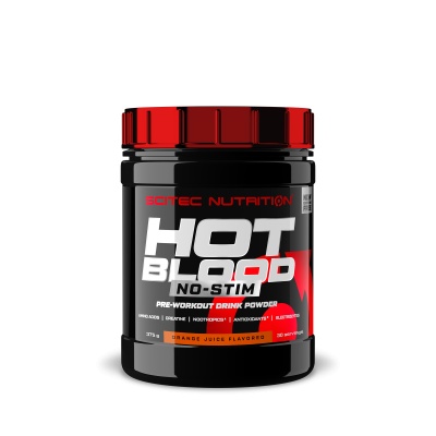 Предтренировочный комплекс Scitec Nutrition Hot Blood No-Stim 375 гр