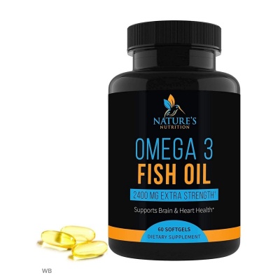 Антиоксидант Nature's Nutrition Omega 3 Fish Oil 240 мг 60 капсул