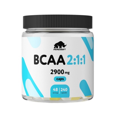 БЦАА Prime Kraft BCAA 2:1:1 240 капсул