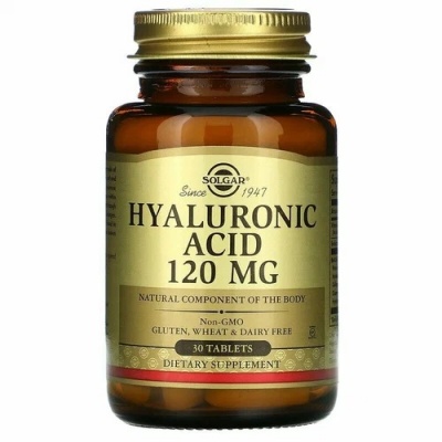 Гиалуроновая кислота Solgar Hyaluronic Acid 120 мг 30 капсул