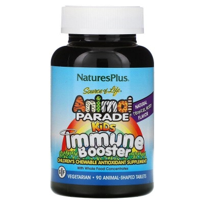 Витамины Natures Plus Animal Parade Kids Immune Booster 90 таблеток