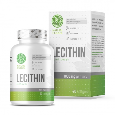 Лецитин Nature Foods Lecithin 90 капсул