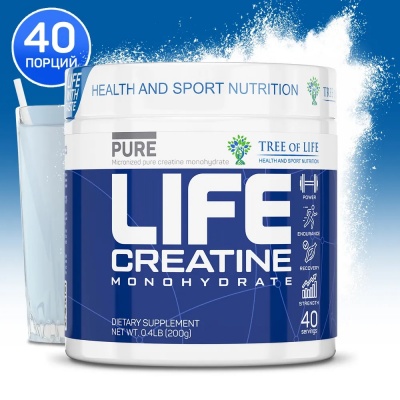 Креатин Tree of life Creatine pure 200 гр