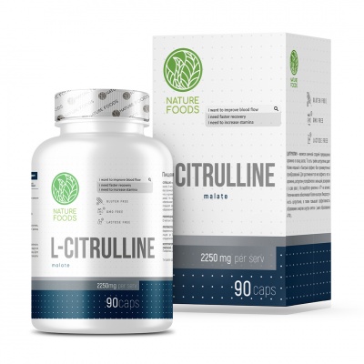 Аминокислота Nature Foods Citrulline Malate 90 капсул