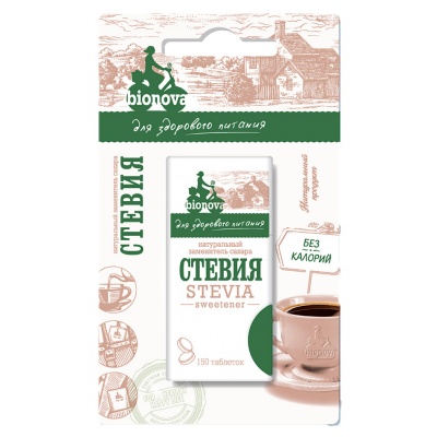 Сахарозаменитель Bionova Стевия 150 таблеток