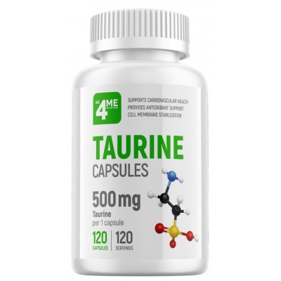 Аминокислота 4ME Nutrition Taurine 500 мг 120 капсул