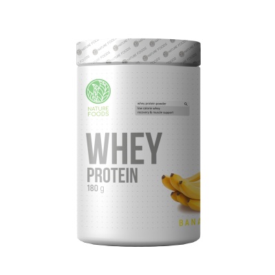 Протеин Nature Foods Whey банка 180 гр