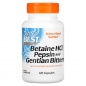 Антиоксидант Doctor’s Best Betaine HCL Pepsin and Gentian Bitters 120 капсул