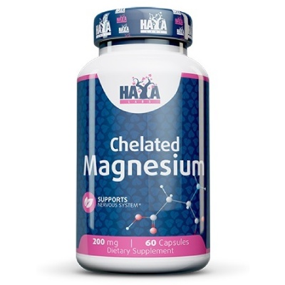 Витамины Haya Labs Chelated Magnesium 200 мг 60 капсул