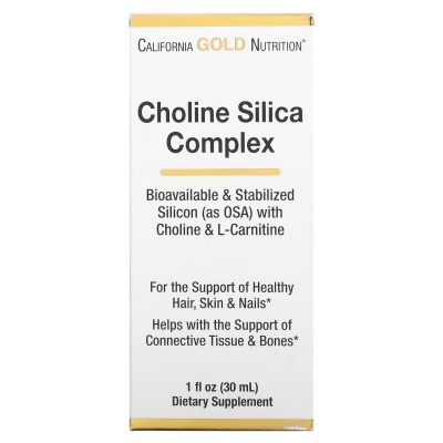 Антиоксидант California Gold Nutrition Choline Silica Complex 30 мл