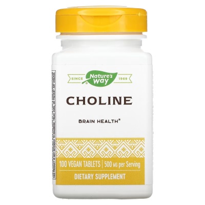 Витамины Nature's Way Choline 100 таблеток