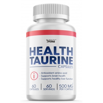 Аминокислота Health Form Taurine 500 мг 60 капсул