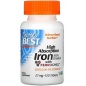 Витамины Doctor's Best Iron 27 мг 120 таблеток