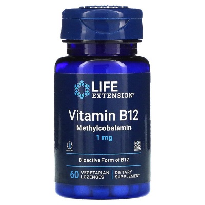 Витамины Life Extension Vitamin B12 1000 мкг 60 капсул