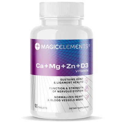 Витамины Magic Elements Ca+Мg+Zn+D3 90 таблеток